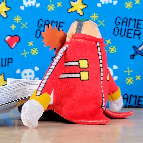 Jakks Pacific Sonic The Hedgehog Doctor Eggman 8" UltraSoft Video Gaming Plush - Picture 5 of 12